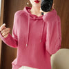 Hooded Sweatshirt for Women Spring Autumn New Hoodie Bottoming Shirt with Knitted Sweater Casual Hooded Pullovers