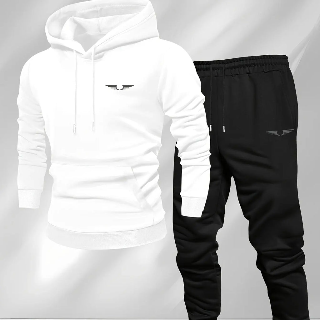 Hooded sweatshirt for men trendy American streetwear style long-sleeved top for men 2025 new autumn stylemen's clothing