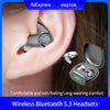 Waterproof Wireless Bluetooth 5.3 Headsets Mini headset Painless Call Noise Cancelling Thin Headphones Fit for Sleeping/Sports