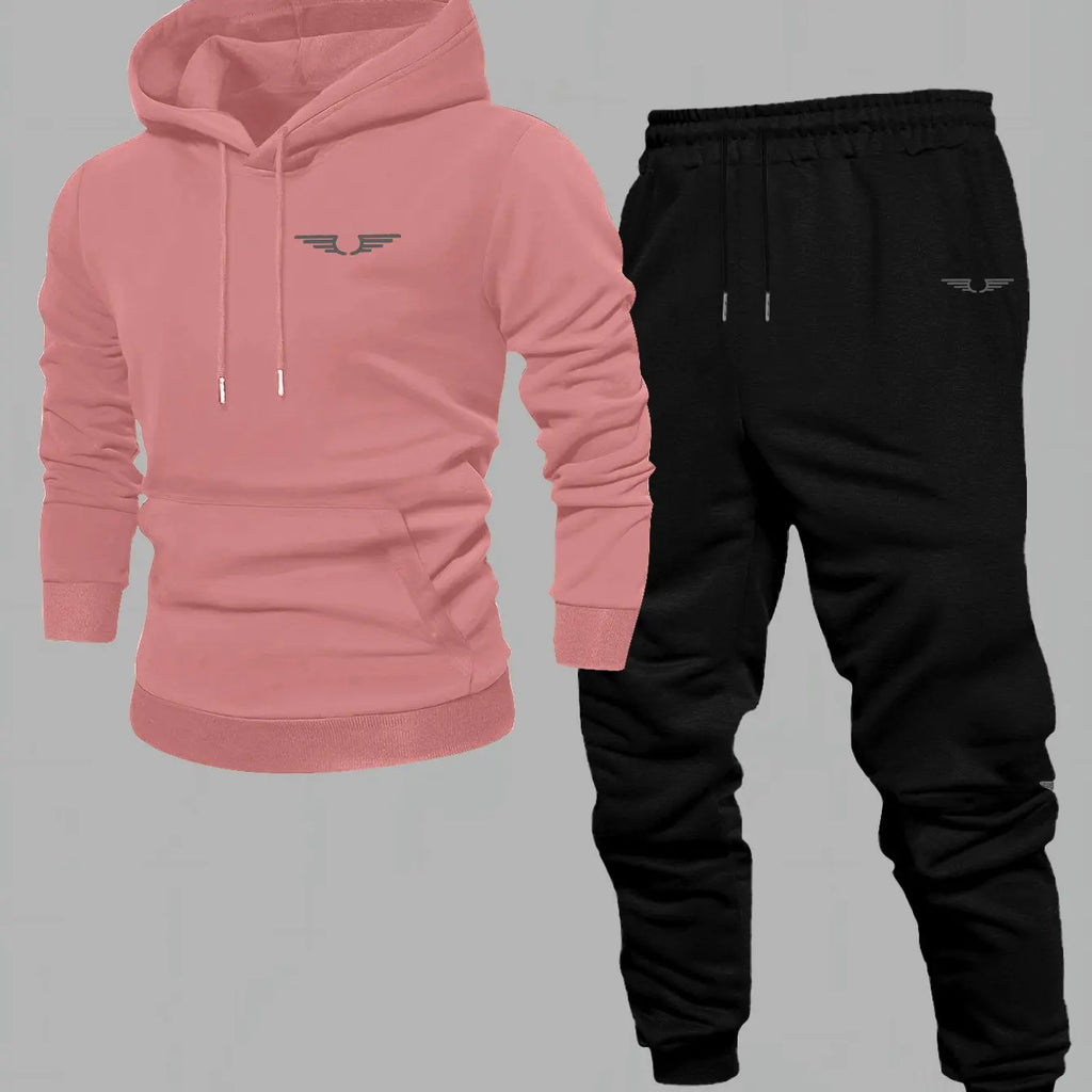 Hooded sweatshirt for men trendy American streetwear style long-sleeved top for men 2025 new autumn stylemen's clothing