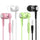 3.5mm Wired Headphones In Ear Headset Wired Earphones with Microphone Bass HiFi Stereo Earbuds Sports In-line Control For Phones