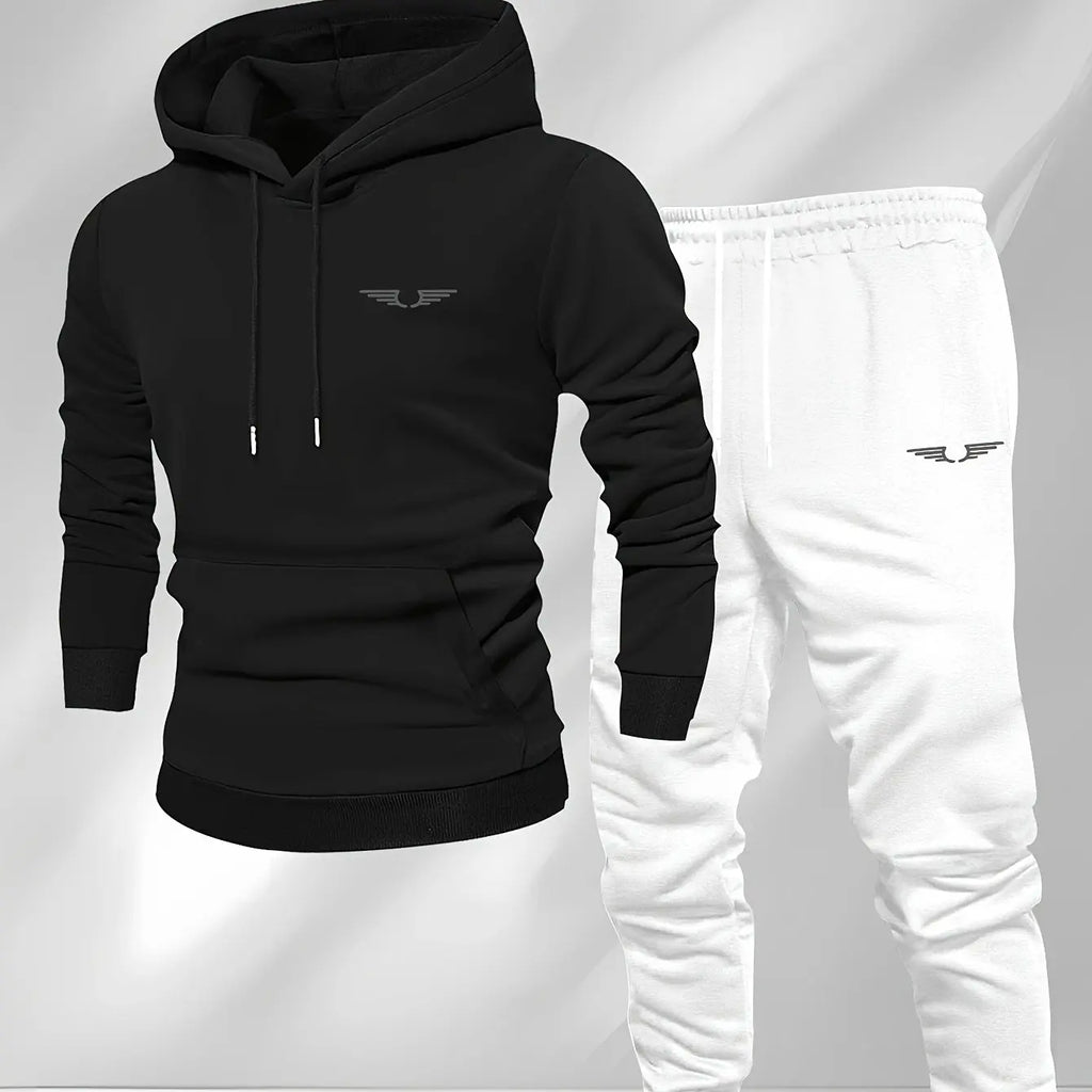 Hooded sweatshirt for men trendy American streetwear style long-sleeved top for men 2025 new autumn stylemen's clothing