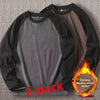 Men's High Weight Double-sided Fleece Long Sleeve Comfortable Sweatshirt Base Shirt Autumn Winter Versatile Shoulder Sleeve T...