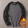 Men's High Weight Double-sided Fleece Long Sleeve Comfortable Sweatshirt Base Shirt Autumn Winter Versatile Shoulder Sleeve T...