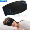 HOMEFISH BT Earphones Sports Sleeping Headband Elastic Wireless Headphones Music Eye Mask Wireless Bluetooth Headset Headband
